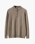 Grezam | Men’s 100% Cashmere Half Zip Sweater