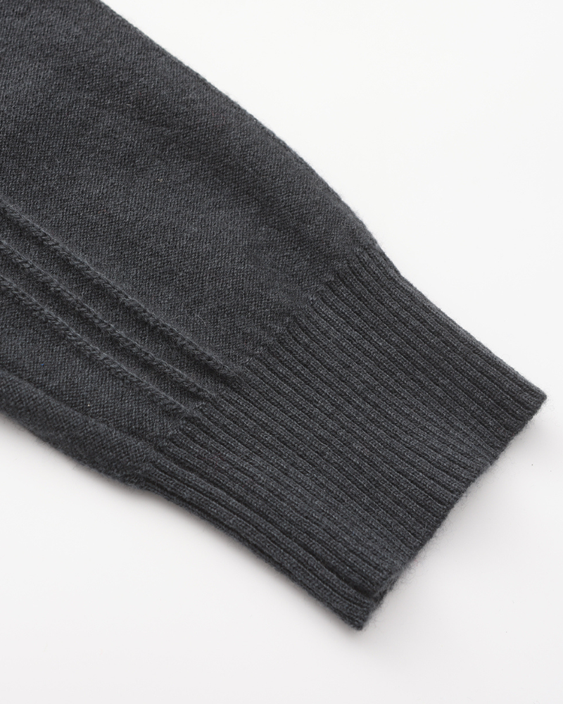 Grezam | Men’s 100% Cashmere Half Zip Sweater