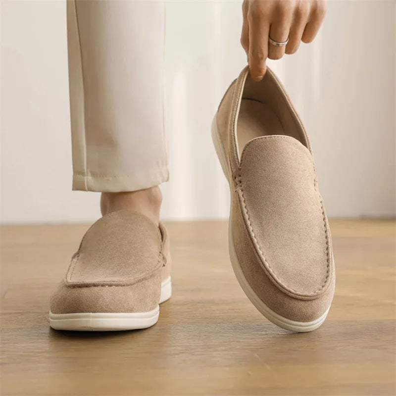 Grezam | Men’s Loafers Suede Soft Comfort Classic Slip-On Shoes