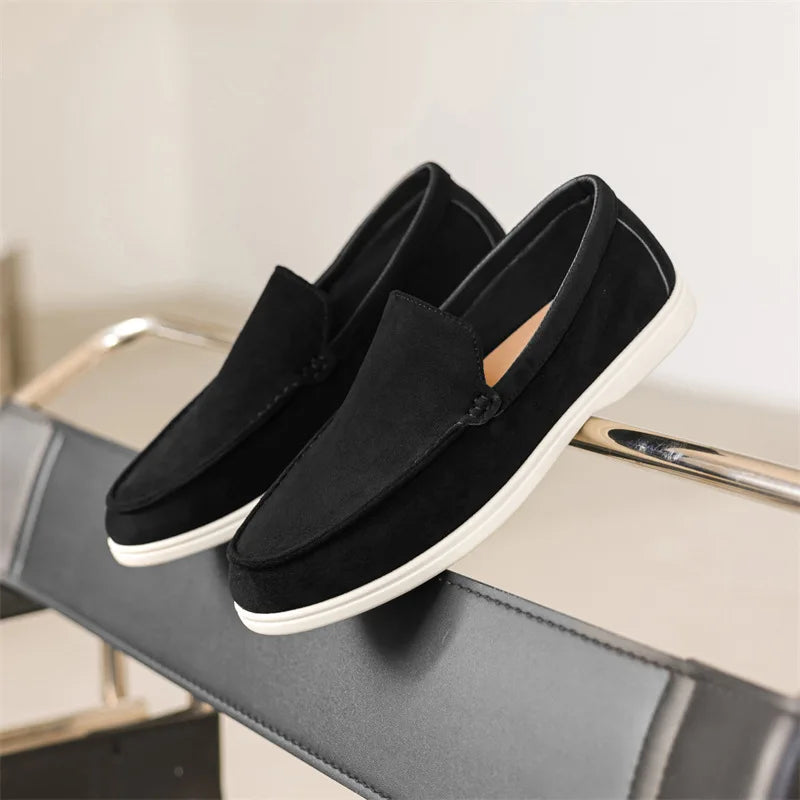 Grezam | Men’s Loafers Suede Soft Comfort Classic Slip-On Shoes