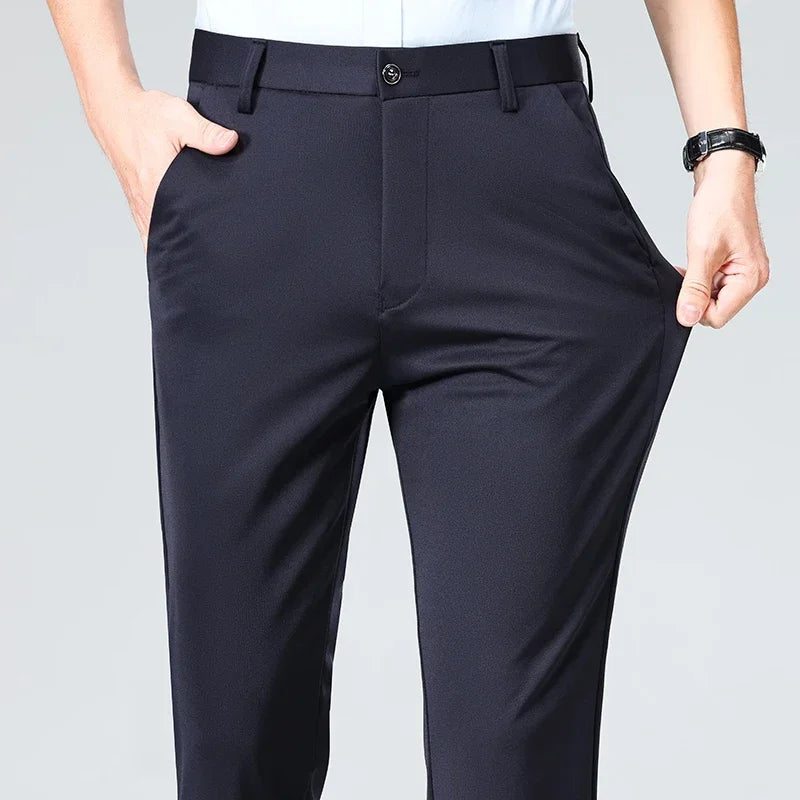 Grezam | Men’s Classic Dress Trousers Lightweight