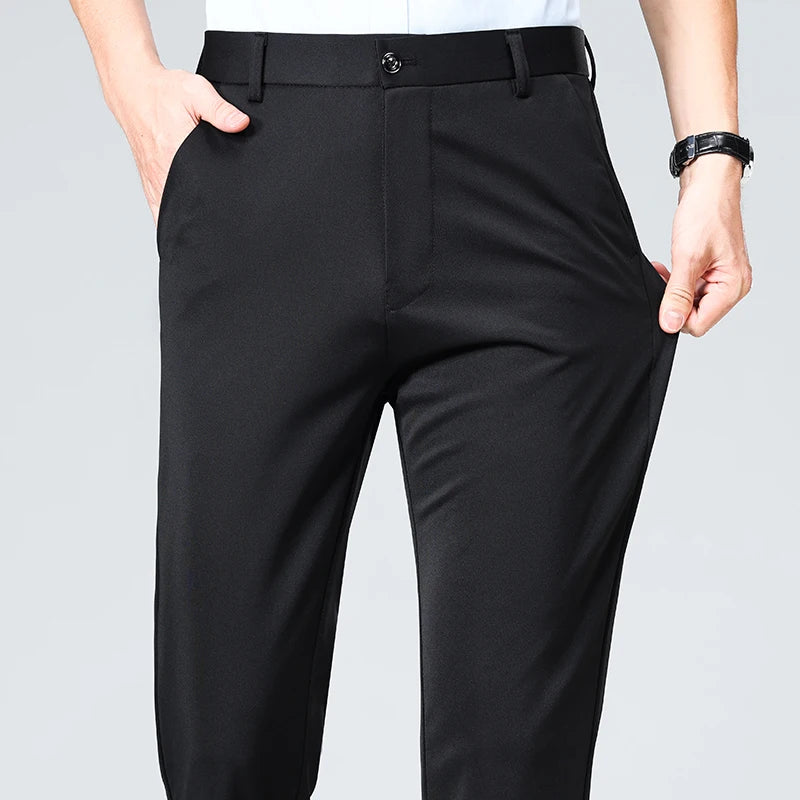 Grezam | Men’s Classic Dress Trousers Lightweight