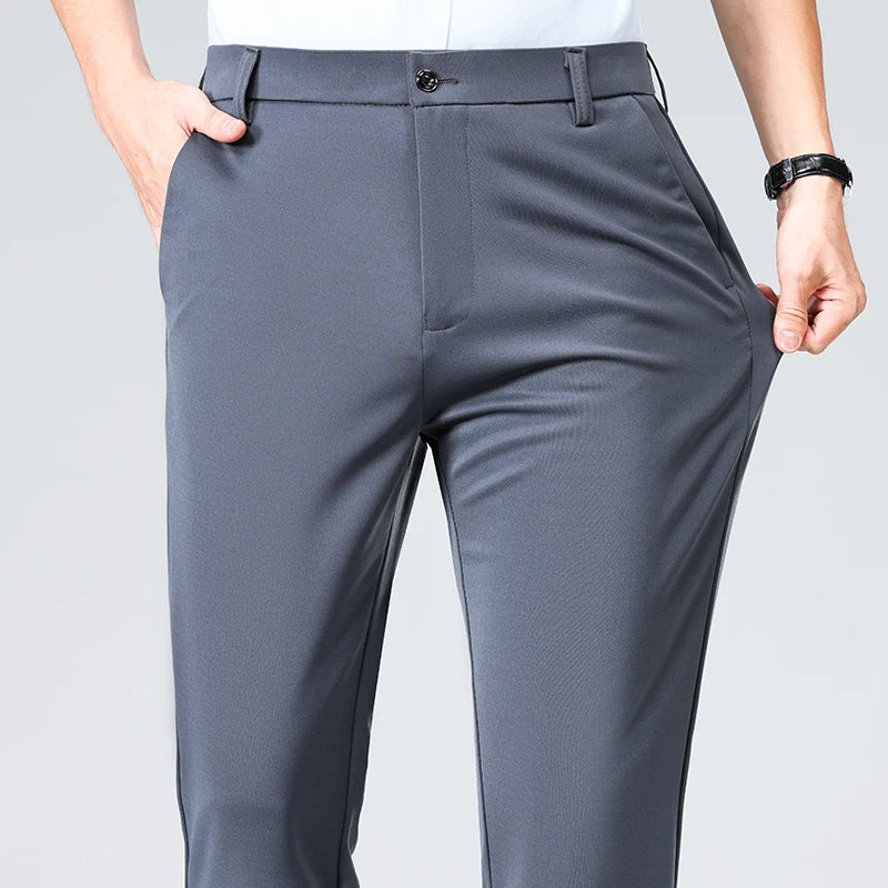 Grezam | Men’s Classic Dress Trousers Lightweight