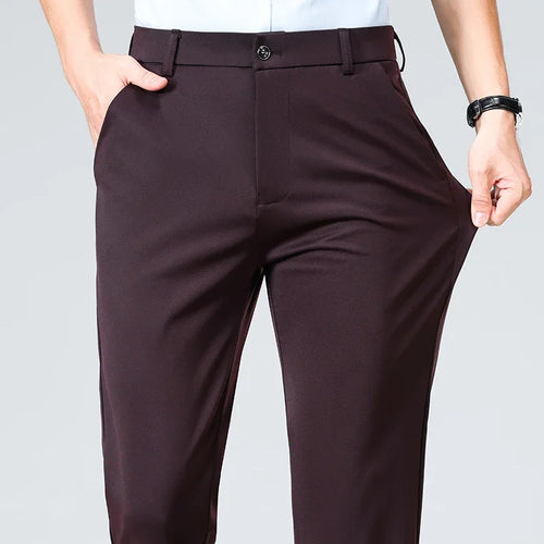 Grezam | Men’s Classic Dress Trousers Lightweight