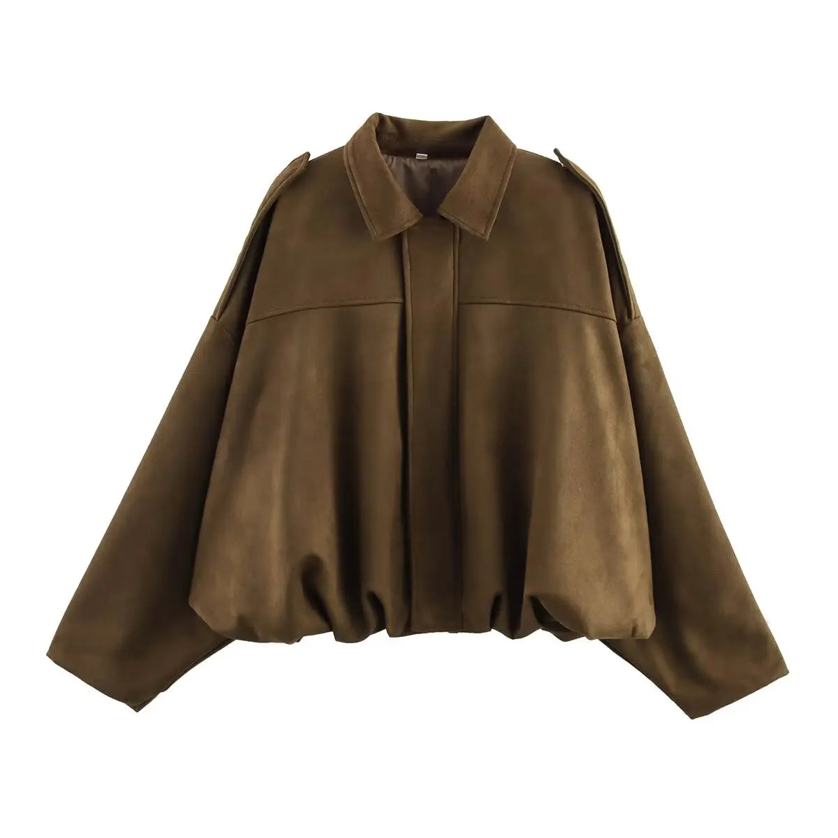 Grezam | Spring Women’s Suede Bomber Jacket