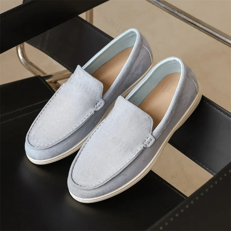 Grezam | Men’s Loafers Suede Soft Comfort Classic Slip-On Shoes