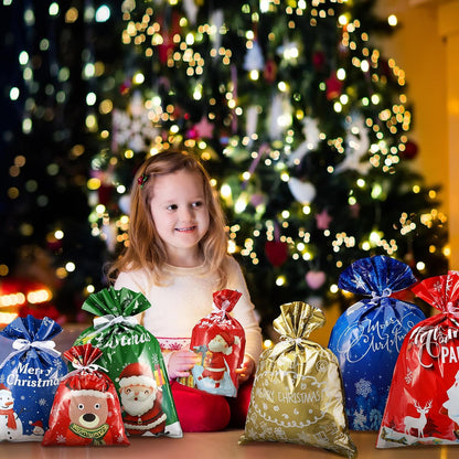 100pc Festive Gift Bags Set