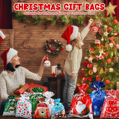 100pc Festive Gift Bags Set